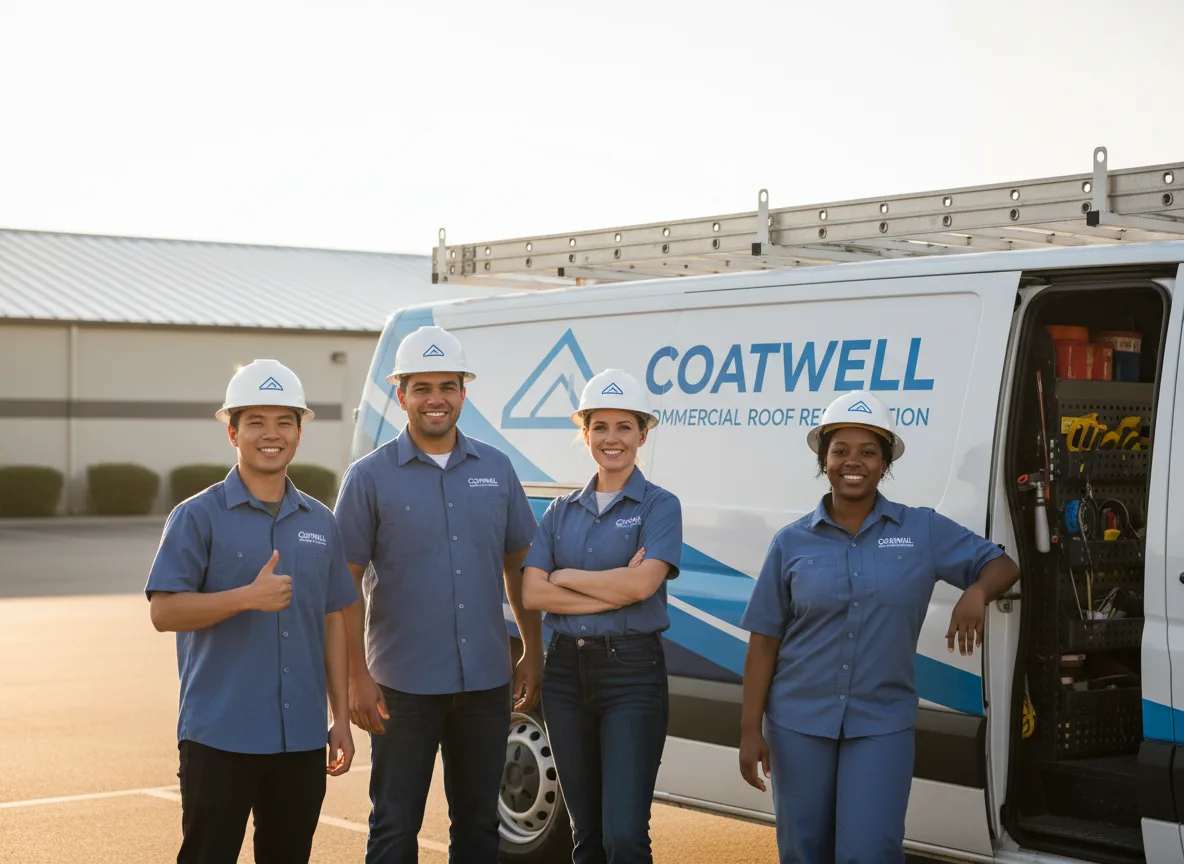 Commercial roof coating company in Sextonville, WI